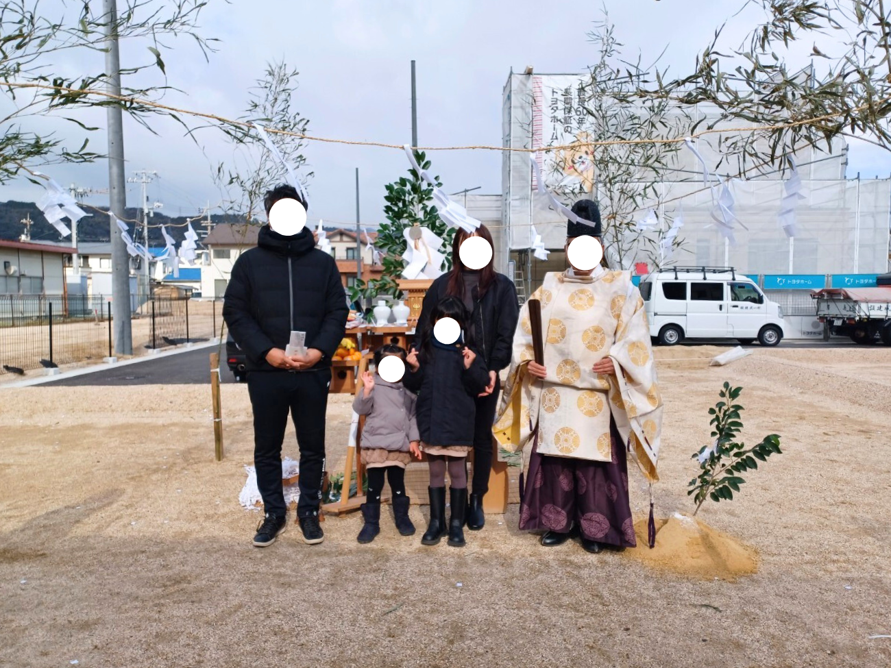 玖珂郡 N様邸地鎮祭